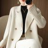 Autumn and Winter Women's Temperament Fashion Jacket Loose Woolen Cardigan Coat Short Suit Collar Woolen Trend Coat