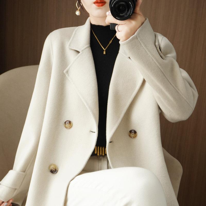 Autumn and Winter Loose Cardigan Coat Short Suit Collar Jacket Temperament Fashion Women's Clothing