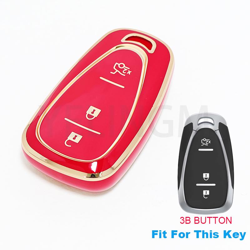 Car Key Case Cover For Chevrolet Chevy Cruze Traverse Spark Equinox Sonic Volt Bolt Malibu Camaro 2/3/4/5 Buttons Auto Shell Fob