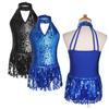 Ballet Leotards for Girls Ballerina Tutu Dresses with Sequins Tassel Ballet Dance Dress