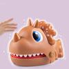 Triceratops Shape Dinosaur Bite Fingers Toy Safe Hand-biting Dinosaur  Birthday Gift
