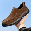 Men's Large-Size Outdoor Casual Leather Shoes - Breathable, Non-Slip, Summer 2022 Edition