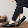Fashion Genuine Leather Men Casual Shoes Luxury Brand Mens Loafers Moccasins Breathable Slip On Italian Driving Shoes Chaussure Homme