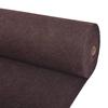 VidaXL Ribbed Carpet for Exhibition 1.2x10 M Brown