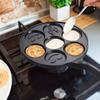 7/4 Cups Non-stick Griddle Pancake Maker Egg Omelet Crepe Frying Pan Mini Pancakes Maker Perfect for Kids Breakfast