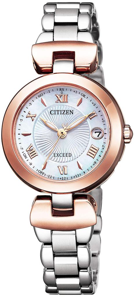 EXCEED Radio Watch Titania Line Happy Flight Series [Citizen] ES9425-54A Eco-Drive Women's