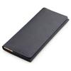 Made In Japan Genuine Leather Long Wallet Prism Texture Embossed Navy [Abies] (Square Cowhide)