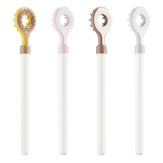 Extendable Back Scratcher Portable Hard-to-Reach Areas Double-sided Telescoping Handle Back Scratcher Magnetic Rolling Bead Acupoint Massager Tools