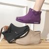 Women's Rain Shoes Fashion Trend Adult Short Tube Waterproof Anti Slip Boots