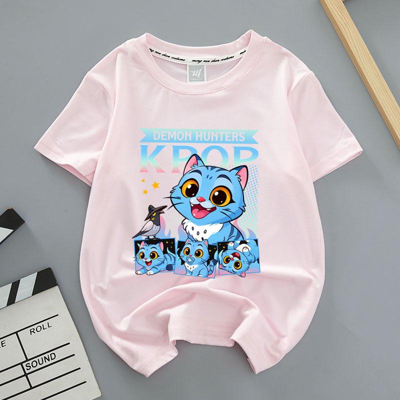 Loose Comfortable Summer Devil Hunter Style Front Back Printed Youthful Fashionable Soft Breathable Women's T-shirt