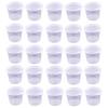 50Pcs Small Plastic Sauce Cups Food Storage Containers Clear Boxes with Lid