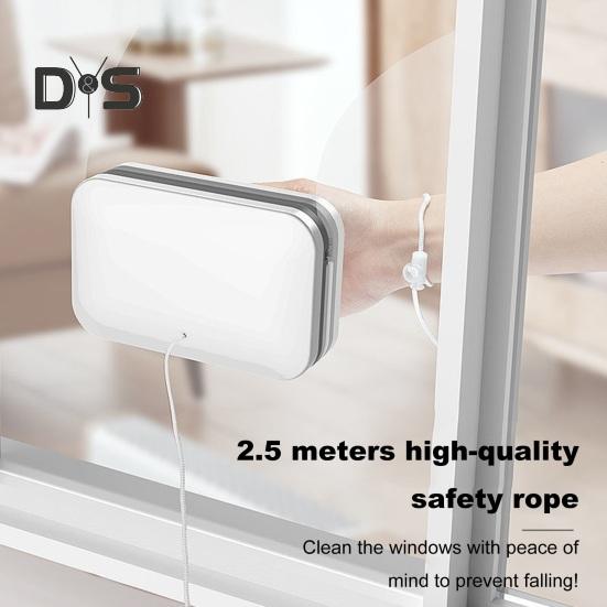 Magnetic Windshield Cleaner Tool Glass Wiper with Ergonomic Handle Double-Sided Window Cleaner Efficient Cleaning Tool