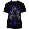 Egyptian Mythology Men'S T-Shirt Summer Animal Fashion Short Sleeve Basic Top Tee Casual Daily Oversized T Shirt For Men