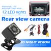12 LED 3M Night Vision Car Rear View Camera 170 Degree Wide Angle Lens Backup Reversing Camera Reverse Dash Cam For Car Truck RV