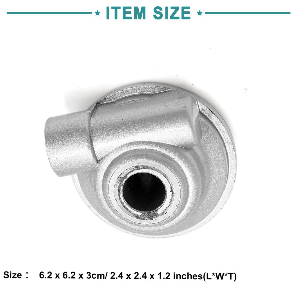 ACROPIX Front Motorcycle Wheel Axis Disc Brake Speedometer Drive Gear for Suzuki 15mm Hole Diameter Silver Tone 1pcs