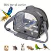Bird Travel Carrier With Stand Small Bird Carrier For Parrot Portable Bird Carrier Travel Bag Small Pet Carrier Shoulder Bag