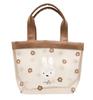 Marimo Craft Miffy Cherry Fleur Series Mesh Mini W310 X H250 X D110mm Tote, Beige, Approx. (DBM-2605)