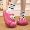 Winter Couple Plus Size Fashionable Lightweight and Plush Warm Slippers Cotton Shoes Men's and Women's Casual Cotton Slippers 36-45