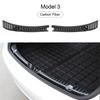 Car Door Edge Protector 2Pcs Car Accessories Auto Rear Bumper Foot Plate Rear Trunk Sill Guard Cover For Tesla Model 3/Model Y