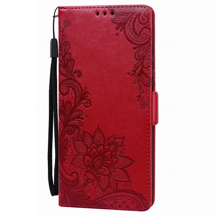 Double Buckle Wallet Flip Leather Case For Apple iPhone 11 12 13 Pro XS Max X XR 15 7 8 Plus Xiaomi Redmi 10 5G Huawei Honor Samsung Galaxy Lace Cover