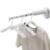 Portable Without Drilling Retractable Clothes Drying Rack Space Saving Hanger for Travel and Home Use Elegant Designs