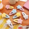 2Pcs Women Plush Star Girls Side Bangs Clips Ornament Baby Hair Clips Barrettes Hairpins Hair Accessories Children Headwear