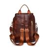 Backpack Women's Bag Fashion Large Capacity Retro Soft Leather Women's Backpack