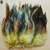 50Pcs 13-20cm Natural Cock Rooster Tail Feathers for DIY Clothes Decor