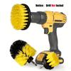 Electric Drill Brush Attachment Set Power Scrubber Brush Car Polisher Kitchen Bathroom Cleaning Kit Toilet Cleaning Tools
