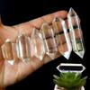 Gift Healing Stone Home Decoration Clear Crystal Obelisk Double-pointed Hexagonal Wand White Quartz
