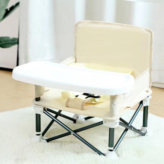Baby Outdoor Beach Chair with Non-Slip Pads High Stability Strong Load-bearing Portable Compact Folding Chair Kids Infant Dinner Table