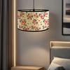 1PC Bohemian Table Lamp Shade Handmade Floral Print Lampshade Ethnic Style Ceiling Light Fixture 30x30x20cm