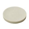 (ideaco) Stone-look Tray, Diameter 13.5cm X Height 1.5cm, AMENITY TRAY M, Stone Sand White