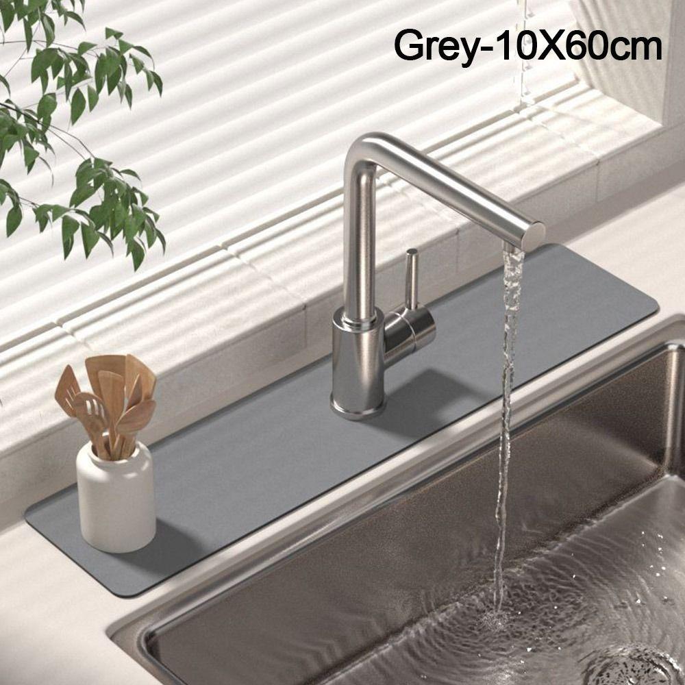 Multifunction Non-Slip Absorbent Pad Splash Sink Splash Mats  Kitchen Bathroom Supplies