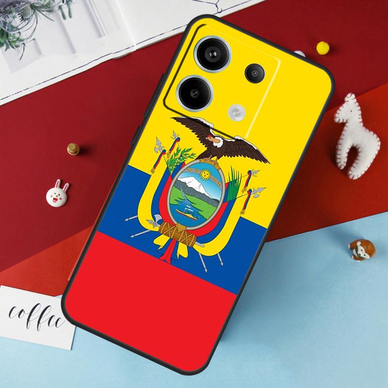 Ecuador Flag Case for Xiaomi Redmi Note 13 12 10 8 9 11 Pro 12S 10S 11S Redmi 13C 10A 10C 9C 12C Cover