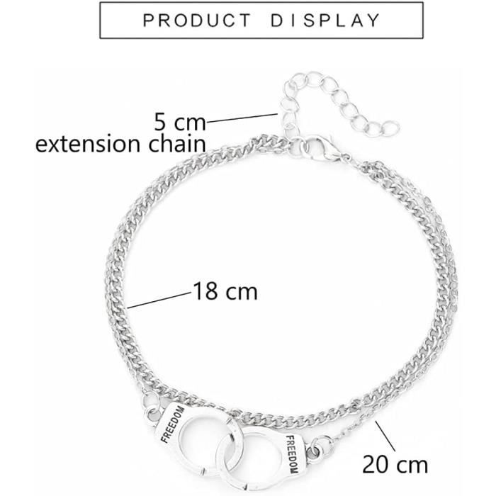 Anklet - Boho - Silver - Double Ankle - Beach Fashion - For Girls