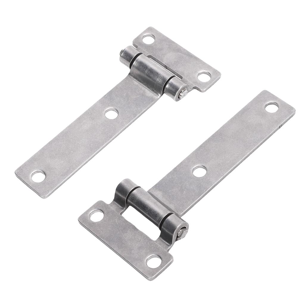 1 Pair 316 Stainless Steel Marine Grade T Hinge Sturdy Heavy Duty Boat Hinge for Yacht Interior Hatches 135x58mm