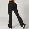 Fashion Women Black Slim High Waist Yoga Pants Sports Pants Training Running Fitness Yoga Flared Pants Women