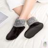 Womens Warm Fuzzy Socks with Non Slip Grip Stretch Velvet Slippers Socks Winter Home Floor Socks