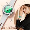 Case for Samsung Galaxy Watch 4 Case 40mm 44mm Accessories Bling Fashion Two Rows Diamond Bumper Samsung Galaxy Watch 5 Protector Cover
