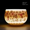 1PC Blanc De Chine Heart Sutra Baifu Master Cup White Jade Porcelain Kung Fu Tea Set Large Personal Special Tea Cup