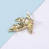 Carrier Pigeon Brooch Sparkling Rhinestone Decor Anti-rust Alloy Lightweight Bird Animal Formal Coat Suit Collar Decoration Jewelry Lady Clothes