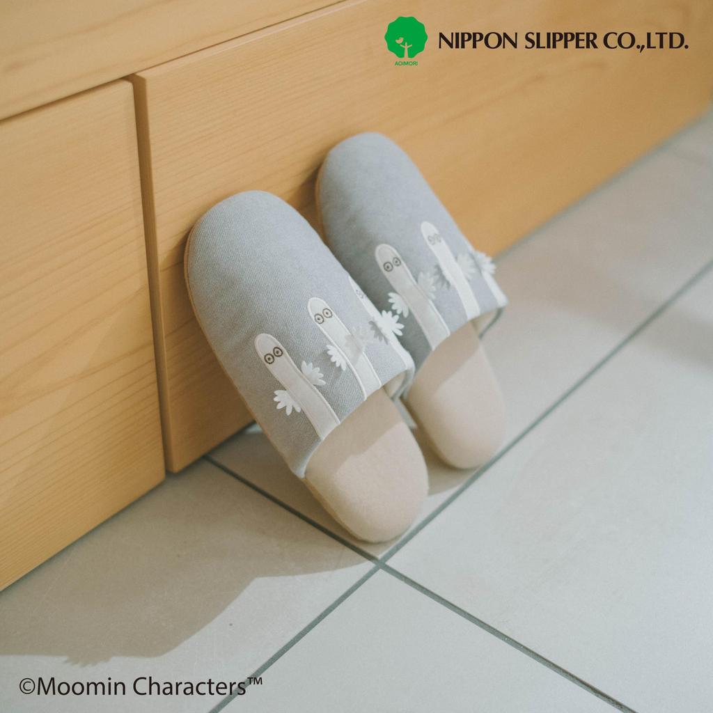 Moomin Sizes Slippers, Gray, 22-24cm