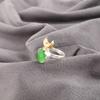 Green Cat's Eye 925 Solid Sterling Silver Ring, Handmade Gemstone Ring Jewelry, Designer Ring For Wedding Gift