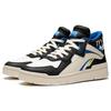 Li Ning We Wo Mid Prm Trendy Slip Resistant Durable High Top Skate Shoes Men Skate Shoes Black Blue AGCS151-2