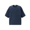 SS25 Fashion Round Neck Pullover Short Sleeve T-Shirt Unisex T-Shirt Blue 2183B439-401