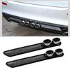 1Pair Universal Car Auto Styling Fake Decorative Vent Grid Exhaust Muffler Pipe
