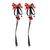 Chinese New Year Style Tassel Hairpin 2pcs Bow Decorative Performance Clothing Hairpin Set Acce E5N3