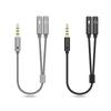 Headphone Micphone 3.5 Mm Stereo Adapter Digital Cables Audio Cable Cable Cord Adapter Y Splitter