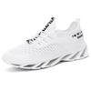 Spring/Autumn Men's Large Size Blade-soled Shoes Flying Weave Fitness Jogging Shoes